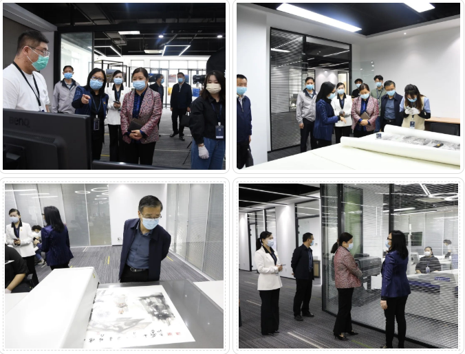 蘇州姑蘇人大主任酈小萍等領(lǐng)導(dǎo)蒞臨泰豐文化及豐鏈數(shù)字參觀調(diào)研，聚焦數(shù)字文化創(chuàng)意內(nèi)容應(yīng)用服務(wù)